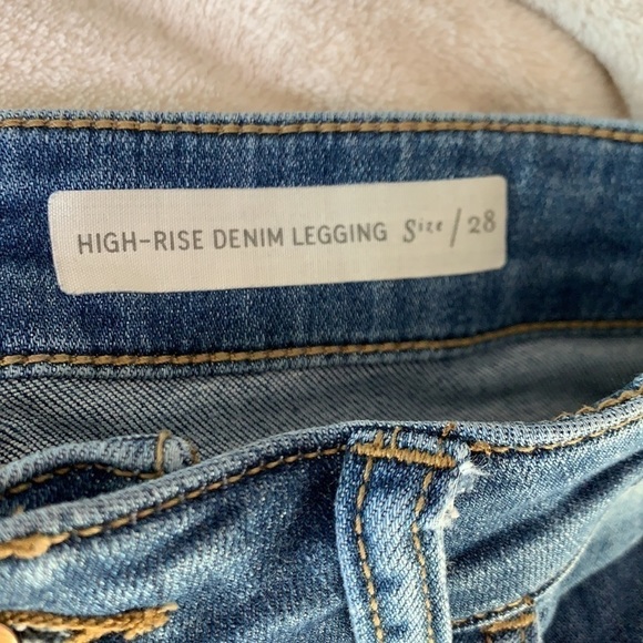 Anthropologie Pilcro and the Letterpress high rise denim legging - Picture 10 of 13